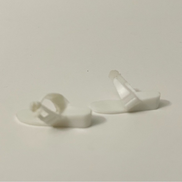 Vintage Ideal Tammy Doll Shoes White Sandals Japan - Picture 3 of 16
